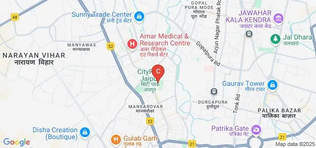 Maharishi Arvind Institute of Engineering and Technology, Jaipur Map