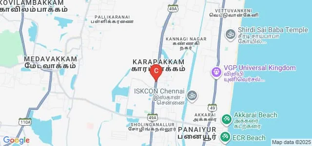 Davinci School of Design and Architecture, Chennai Map