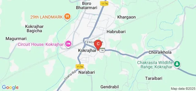 Kokrajhar Law College, Kokrajhar Map