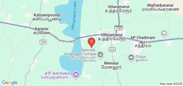 Arulmigu Meenakshi Amman College of Education, Uthiramerur Map