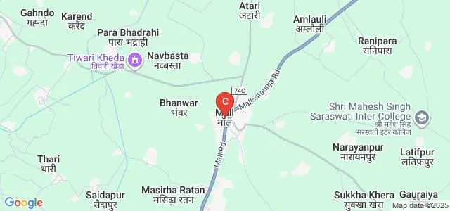Adarsh Satyendra Mahavidyalaya, Lucknow Map