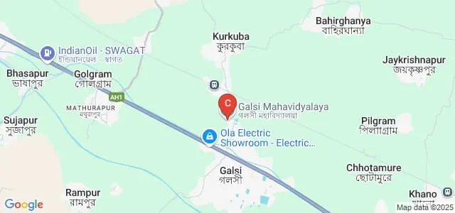 Galsi Mahavidyalaya, Burdwan Map