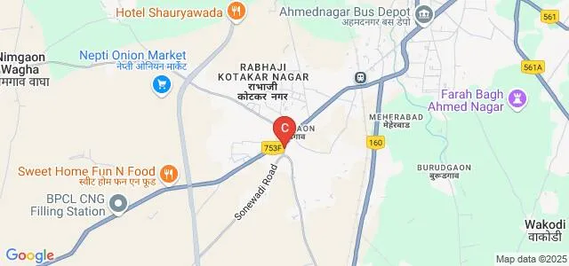 Sant Dasganu Arts, Commerce and Science College, Ahmednagar Map