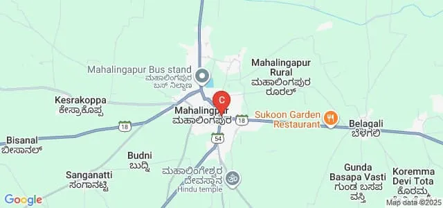 KLE Society's Polytechnic, Mahalingpur Map
