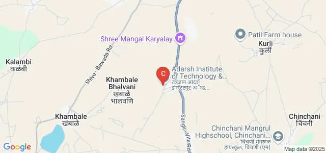 Adarsh Institute of Technology and Research Center, Vita Map