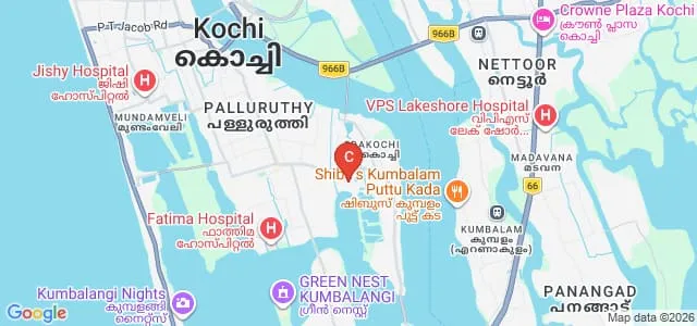 Avila College of Education, Ernakulam Map