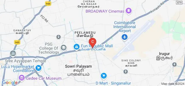 Dr GR Damodaran Institute of Management, Coimbatore Map