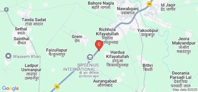 Adarsh College, Bareilly Map