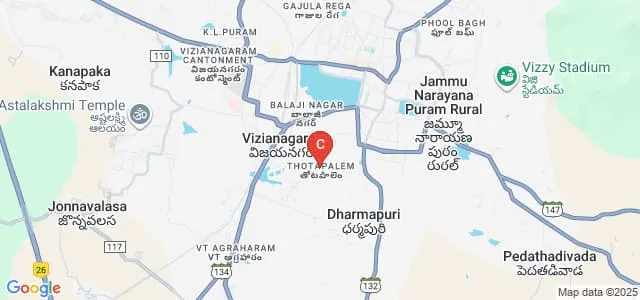 Sathya Degree and PG College, Vizianagaram Map