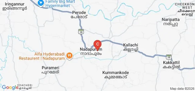 TIM Training College, Nadapuram Map