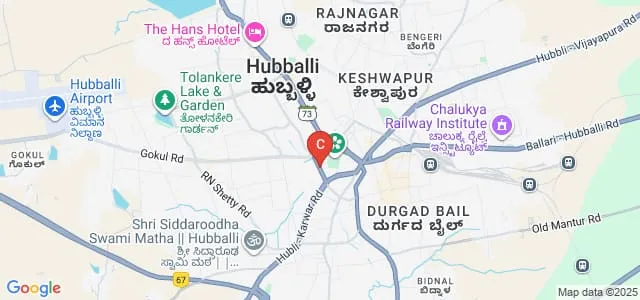 Anjuman Polytechnic, Hubli Map