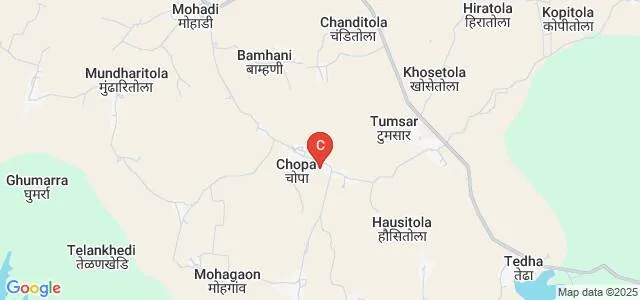 Late Nirdhan Patil Waghaye Arts and Science College, Chopa Map
