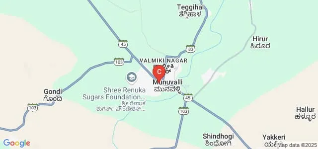 JSP'S Ajjappa Gadami Arts and Commerce College, Munavalli Map