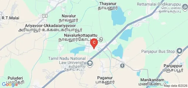 Horticultural College and Research Institute for Women, Tiruchirapalli Map