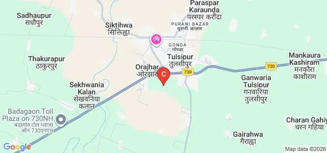 Deep Narayan Singh Degree College, Balrampur Map
