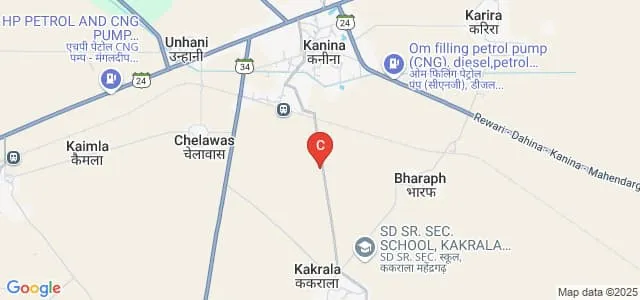 GL Women Degree College, Mahendragarh Map