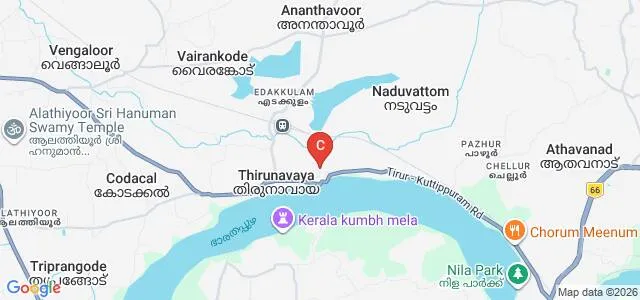 Sree Sankaracharya University of Sanskrit, Regional Centre, Tirur Map