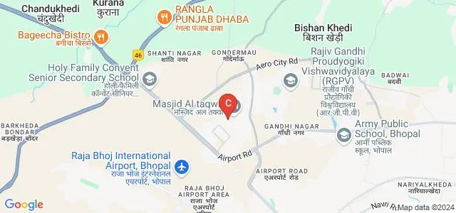 Sagar Institute of Science and Technology, School of Management Studies, Bhopal Map