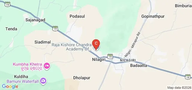 Raja Kishore Chandra Academy of Technology, Nilgiri Map