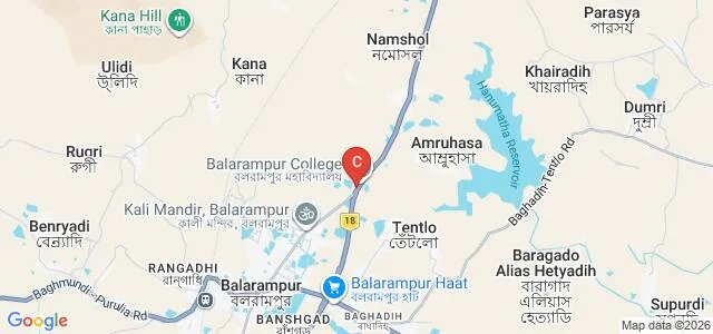Balarampur College, Purulia Map