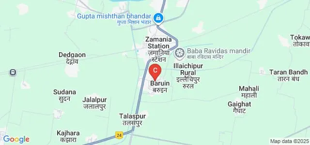 Raj Kishor Singh Mahavidyalaya, Ghazipur Map