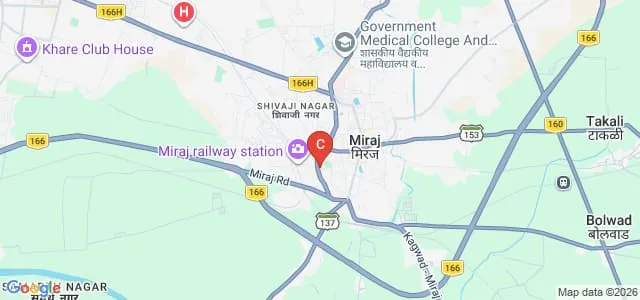 Sanjeevan Medical Foundation ENT Post Graduate Institute, Miraj Map