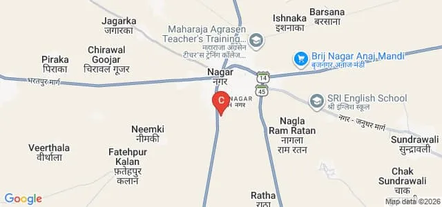 Radha Swami PG College, Bharatpur Map