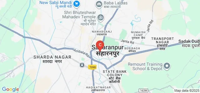Doon College of Law, Saharanpur Map