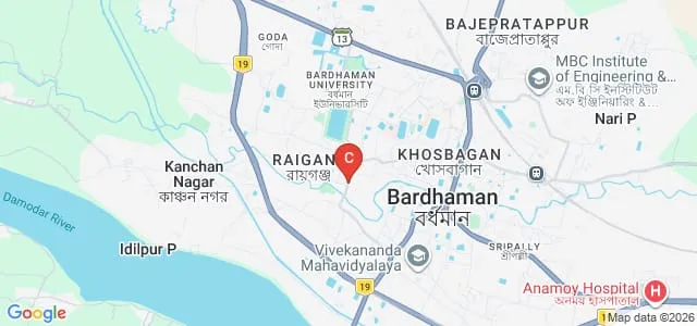 College of Art and Design, Burdwan Map