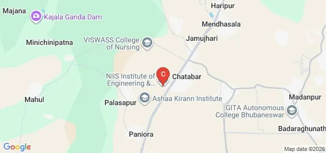 NIIS Institute of Engineering and Technology, Khordha Map