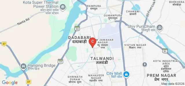 SRD Modi College for Woman, Kota Map