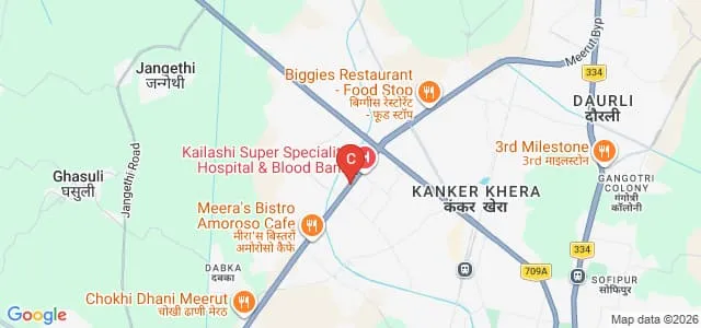 PIET College of Education, Meerut Map