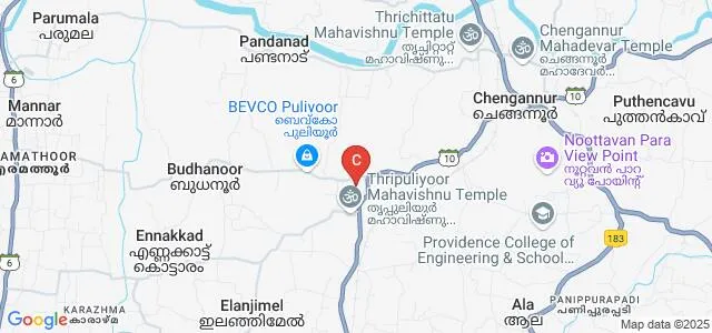 Mar Ivanios Law College, Alappuzha Map