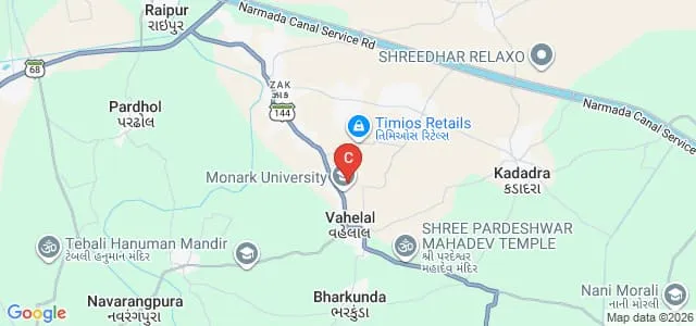 Monark Ayurved Medical College and Hospital, Ahmedabad Map