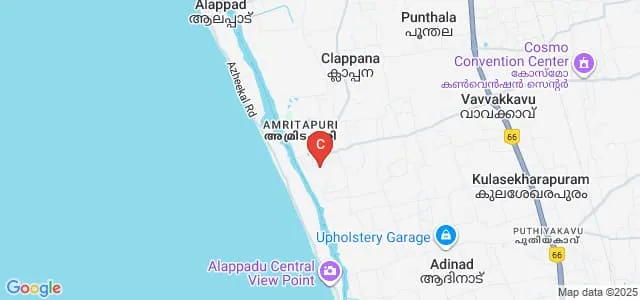 Amrita School of Ayurveda, Amritapuri Map