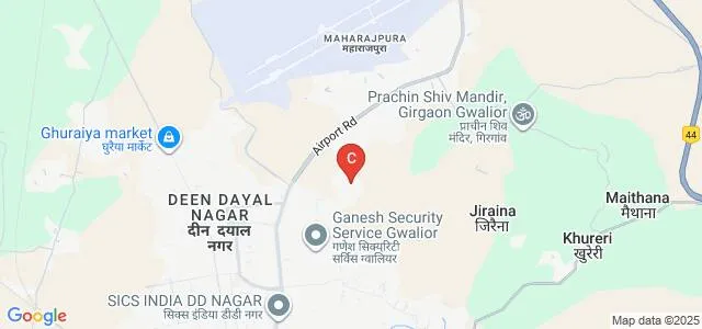 Amity Institute of Liberal Arts, Gwalior Map