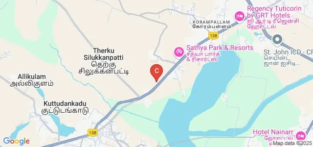 Bishop Caldwell College, Thoothukudi Map