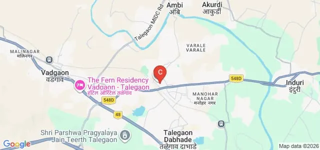 Talegaon General Hospital and Convalescent Home School of Nursing, Pune Map