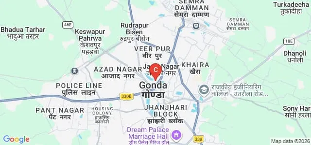 Saraswati Devi Nari Gyanasthali PG College, Gonda Map