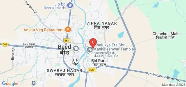 Milliya Urdu D Ed College, Beed Map