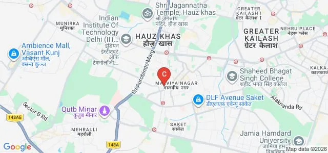 Sri Aurobindo College Evening, New Delhi Map