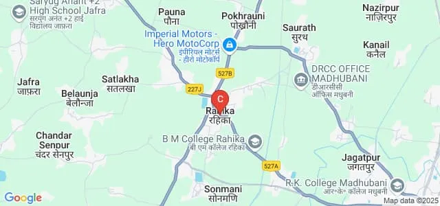 Bharti Mandan College, Madhubani Map