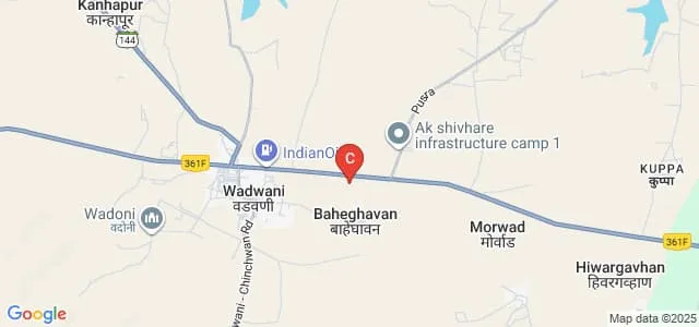 Vaishnavi Mahavidyalaya, Wadwani Map