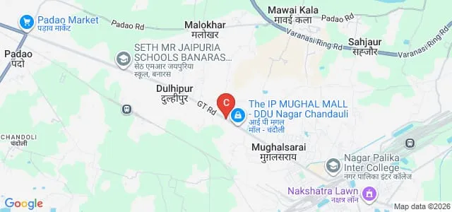 Vikram Singh Kanya Mahavidyalaya, Chandauli Map
