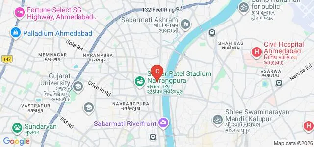Smt Sushilaben Ramniklal Mehta Arts College, Ahmedabad Map
