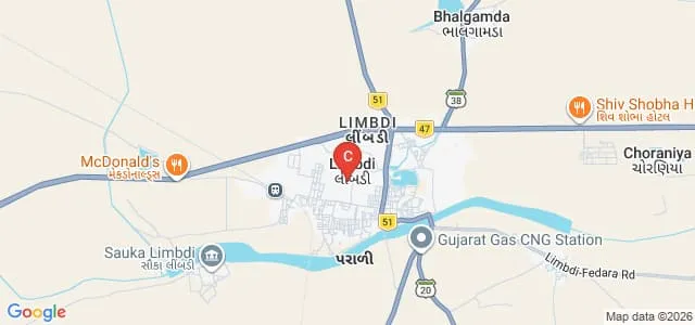 ARS Sakhida Arts CC Gediwala Commerce and CC Home Science College, Surendranagar Map