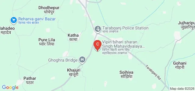 Vipin Bihari Sharan Singh Mahavidyalaya, Gonda Map