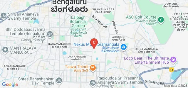 Sanjay Gandhi Institute of Trauma and Orthopaedic, Bangalore Map