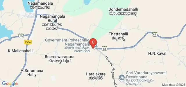 Government First Grade College, Nagamangala Map