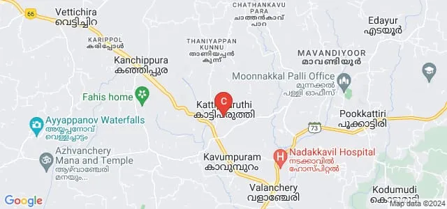 KR'S Sree Narayana College, Malappuram Map